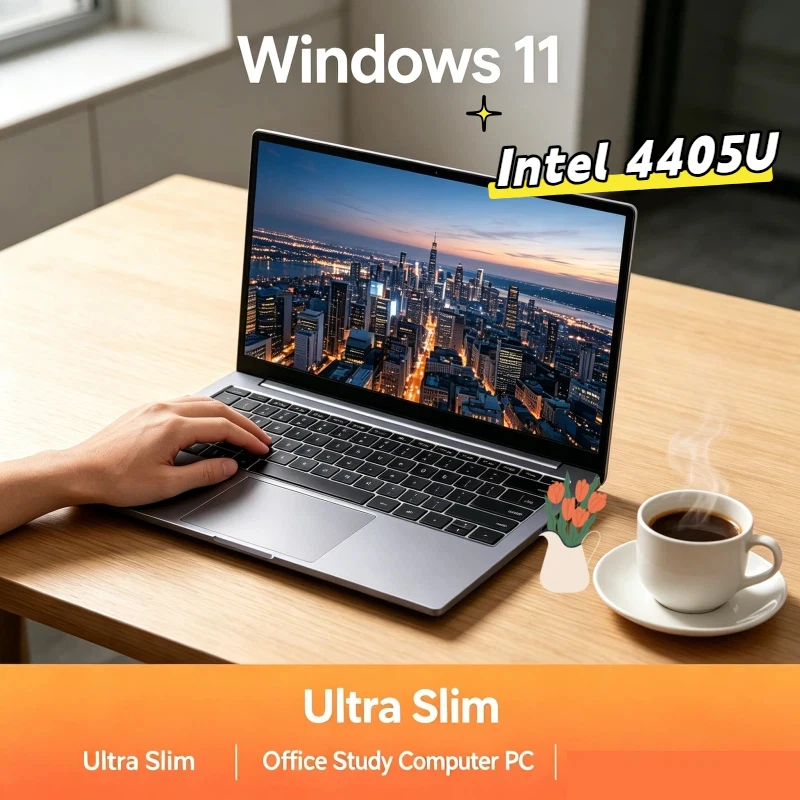 Intel 4405U New Ultra Slim 14.1 Portable Laptop 16GB RAM 2TB SSD 1920*1080 Display Windows 11 Pro Office Study Computer
Intel 4405U New Ultra Slim 14.1 Portable Laptop 16GB RAM 2TB SSD 1920*1080 Display Windows 11 Pro Office Study Computer