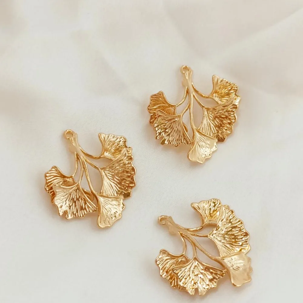 14K Copper Gold-plated Apricot Leaf Flower Leaf Pendant, Handcrafted DIY Jewelry Accessory, Ancient-style Accessory Material
14K Copper Gold-plated Apricot Leaf Flower Leaf Pendant, Handcrafted DIY Jewelry Accessory, Ancient-style Accessory Material