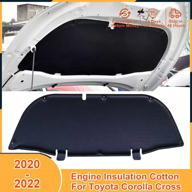 2020-2022 Heat Sound Insulation Cotton Pad for Toyota Corolla Cross 2020 2021 2022 Accessories Soundproof Mat Cover
2020-2022 Heat Sound Insulation Cotton Pad for Toyota Corolla Cross 2020 2021 2022 Accessories Soundproof Mat Cover