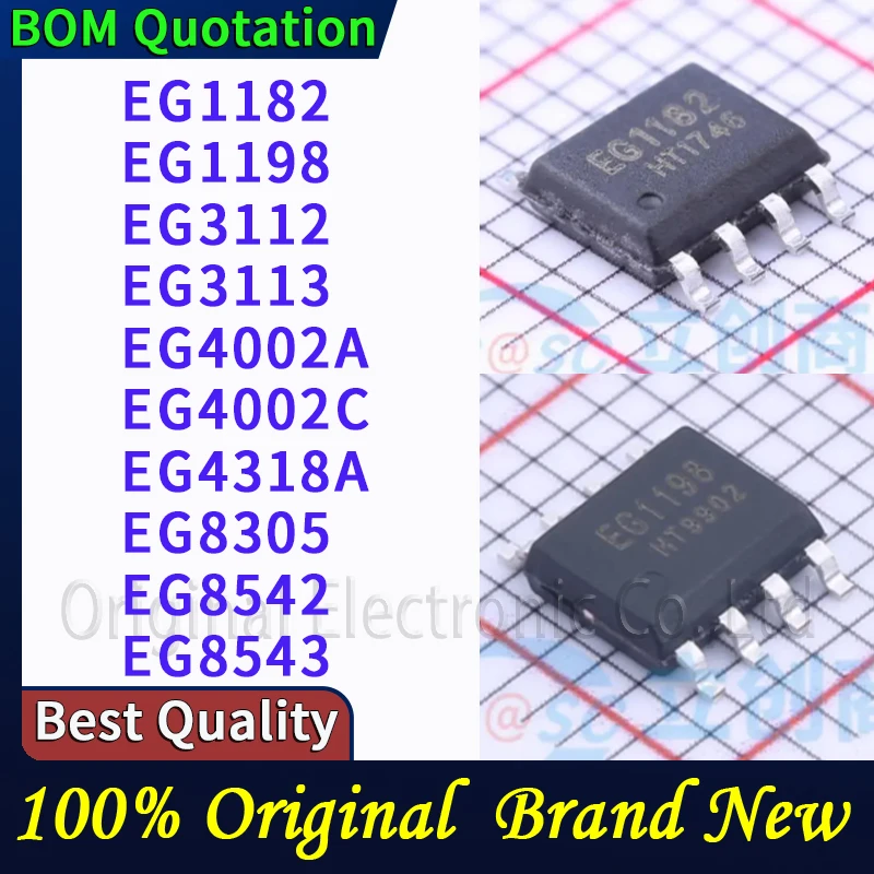 5pcs/lot EG1182 EG1198 EG3112 EG3113 EG4002A EG4002C EG4318A EG8305 EG8542 EG8543 In stock Original High quality
5pcs/lot EG1182 EG1198 EG3112 EG3113 EG4002A EG4002C EG4318A EG8305 EG8542 EG8543 In stock Original High quality