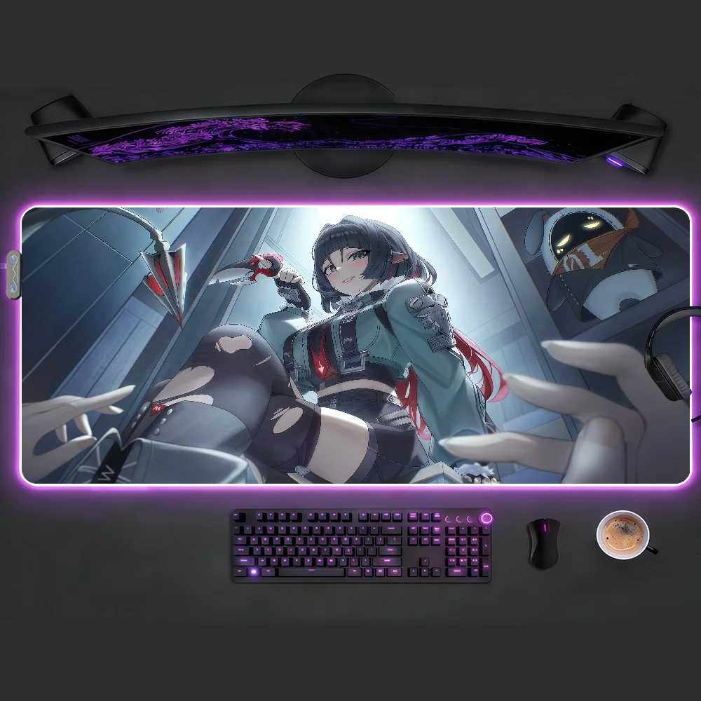 Zenless Zone Zero Jane Doe Mouse Pad RGB LED Non-slip Desk Mat Rubber Gaming Accessories Large Office Gamer Keyboard Mat
Zenless Zone Zero Jane Doe Mouse Pad RGB LED Non-slip Desk Mat Rubber Gaming Accessories Large Office Gamer Keyboard Mat