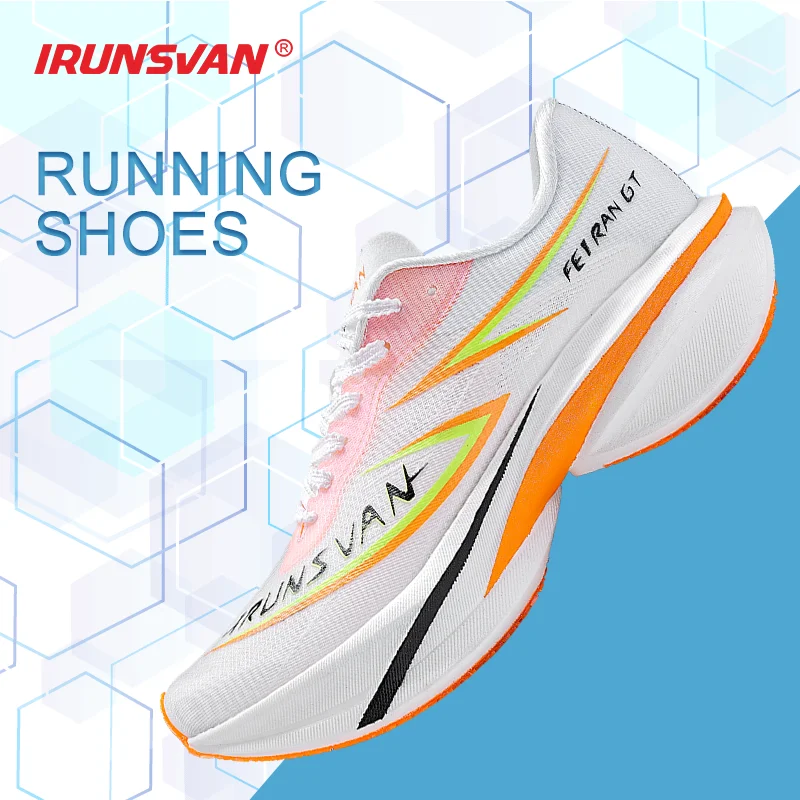 IRUNSVAN Flying Flame GT2.0 Nylon Carbon Plate Marathon Running Shoes Men's and Women's Sports Shoes Track and Field Shoes
IRUNSVAN Flying Flame GT2.0 Nylon Carbon Plate Marathon Running Shoes Men's and Women's Sports Shoes Track and Field Shoes
