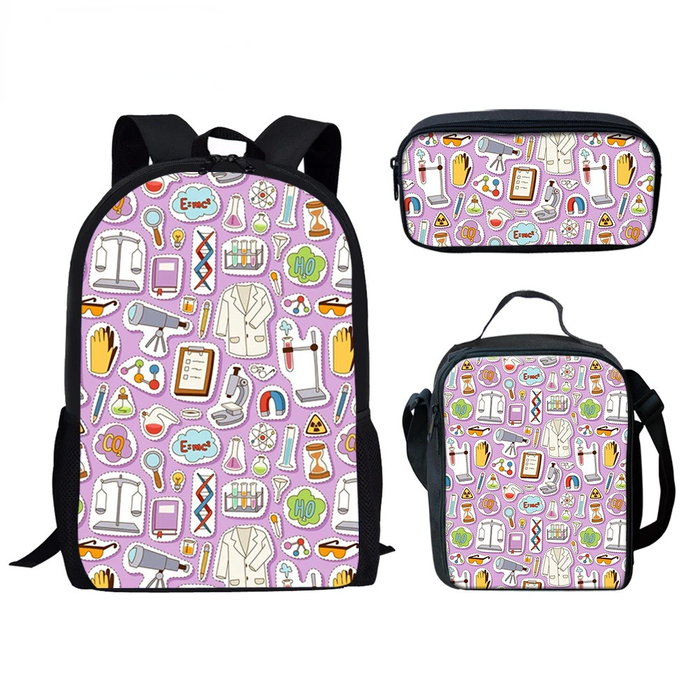 Harajuku Youthful Scientist experiment 3D Print 3pcs/Set Student Travel bags Laptop Daypack Backpack Lunch Bag Pencil Case
Harajuku Youthful Scientist experiment 3D Print 3pcs/Set Student Travel bags Laptop Daypack Backpack Lunch Bag Pencil Case