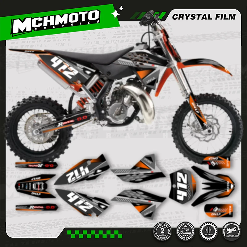 MCHMFG For KTM 2009-2015 SX65 New Style Motorcycle Graphics Background Decal Stickers Kits Number Name Custom
MCHMFG For KTM 2009-2015 SX65 New Style Motorcycle Graphics Background Decal Stickers Kits Number Name Custom