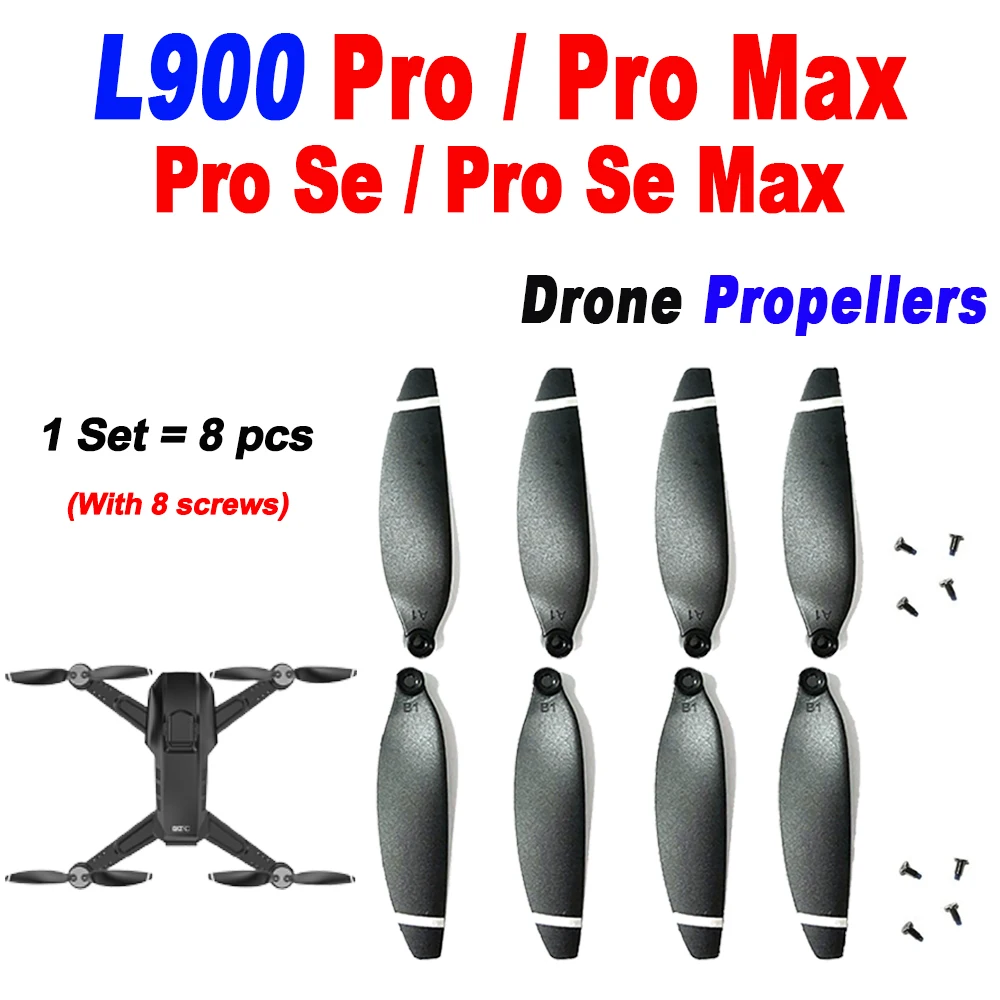 Оригинальные пропеллеры LYZRC L900 Pro для дрона L900, аксессуары для дрона Prose, лезвия из кленового листа L900 Semax, запасная деталь
Оригинальные пропеллеры LYZRC L900 Pro для дрона L900, аксессуары для дрона Prose, лезвия из кленового листа L900 Semax, запасная деталь