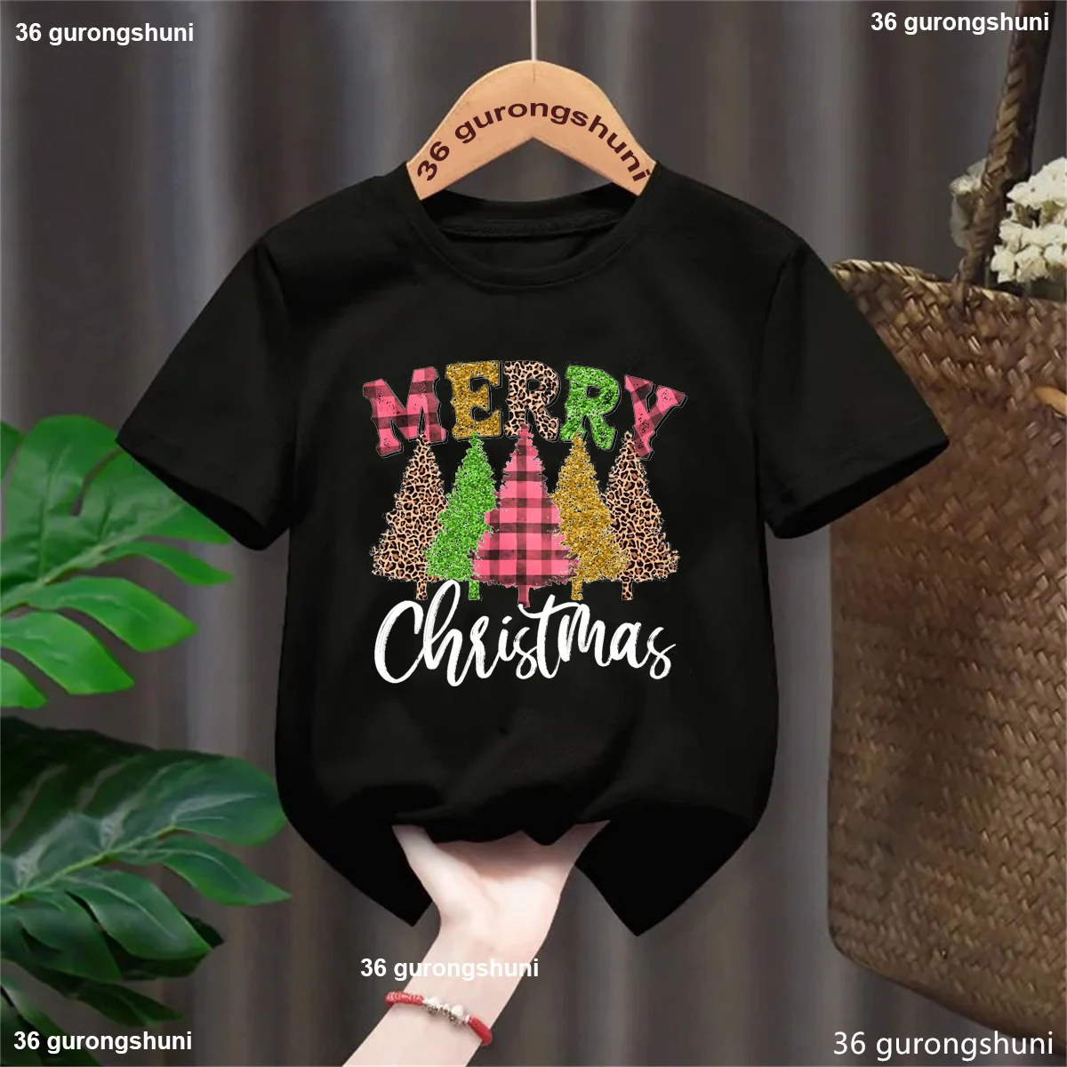 Leopard Merry Christmas Graphic Printed T Shirt Girls/Boys Watercolor Trees Tshirt Kawaii Kids Clothes Xmas Gift Solid T-Shirt
Leopard Merry Christmas Graphic Printed T Shirt Girls/Boys Watercolor Trees Tshirt Kawaii Kids Clothes Xmas Gift Solid T-Shirt