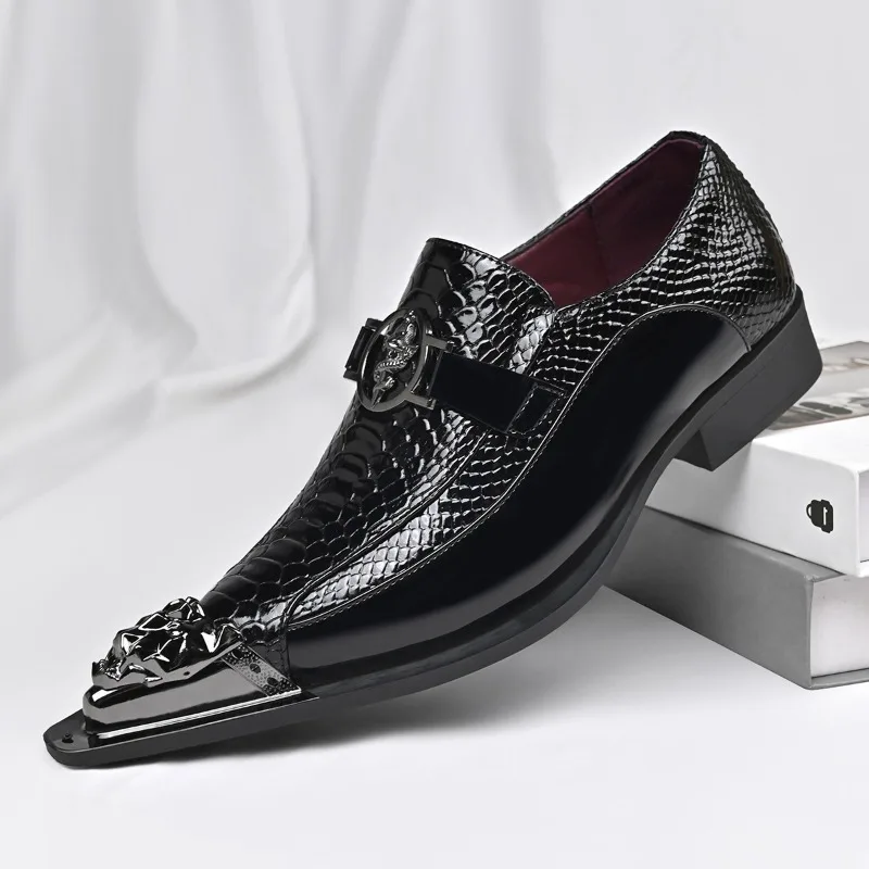 Size48 Man Shoes Luxury Banquet Leather Shoes for Mem Fashion Pattern Iron Business Dress Casual Men's Loafers Zapatillas Hombre
Size48 Man Shoes Luxury Banquet Leather Shoes for Mem Fashion Pattern Iron Business Dress Casual Men's Loafers Zapatillas Hombre