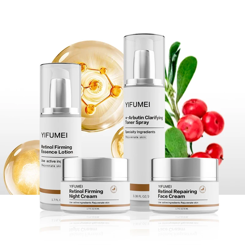 Arbutin Fading Spots Whitening Moisturizing Best Anti-Aging Wrinkle Skin Revitalizer Firming Retinol Repairing Face Cream Set
Arbutin Fading Spots Whitening Moisturizing Best Anti-Aging Wrinkle Skin Revitalizer Firming Retinol Repairing Face Cream Set