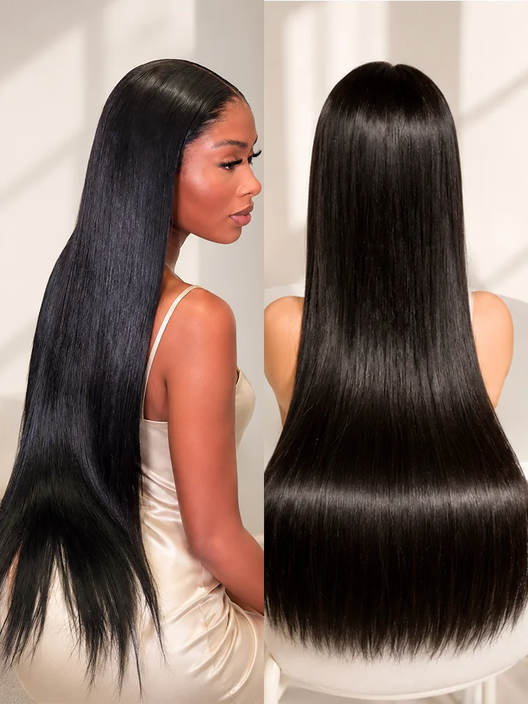 Glueless Bone Straight 250% Density 7x5 Frontal Closure Wig 13x4 HD Lace Front Wig Pre Plucked Human Hair Wigs for Women Wear Go
Glueless Bone Straight 250% Density 7x5 Frontal Closure Wig 13x4 HD Lace Front Wig Pre Plucked Human Hair Wigs for Women Wear Go