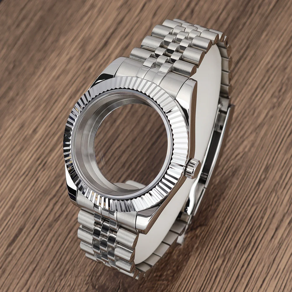 Fluted Bezel Case 36mm/39mm Watch Accessory for NH35 NH36 NH38 Miyota 8215 Movt DJ SK Watch Case Jubilee Bracelet Sapphire Glass
Fluted Bezel Case 36mm/39mm Watch Accessory for NH35 NH36 NH38 Miyota 8215 Movt DJ SK Watch Case Jubilee Bracelet Sapphire Glass