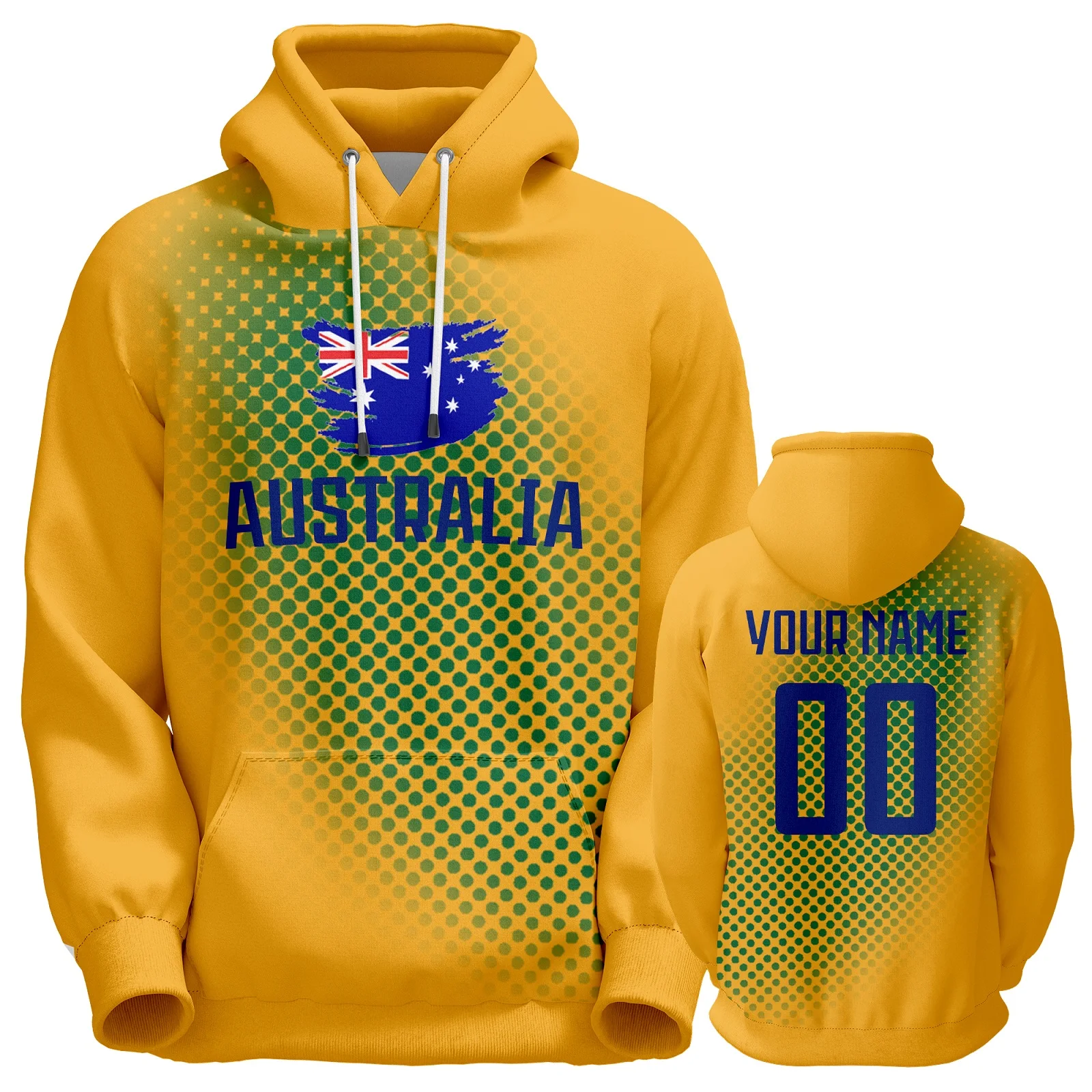 Custom Australia Soccer Hoodie Sweatshirts Pullover Personalized Printed Name Number Soccer Fans Gift for Men Women Youth
Custom Australia Soccer Hoodie Sweatshirts Pullover Personalized Printed Name Number Soccer Fans Gift for Men Women Youth