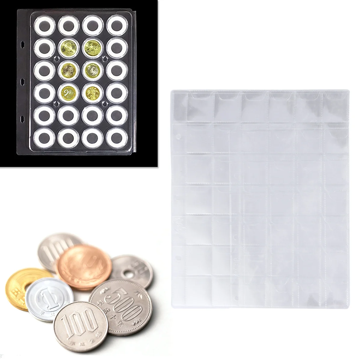 10 Pcs Boxes to Store Money Storage Safe Holders Coins Albums Collection PVC Bag 
10 Pcs Boxes to Store Money Storage Safe Holders Coins Albums Collection PVC Bag