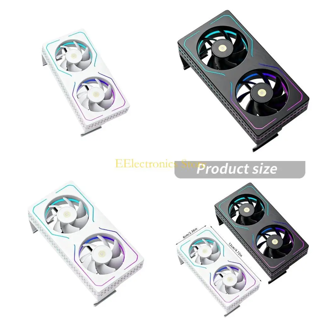 B03C Active Cooling Memory Heatsink Fan ARGB PWM Control Easy Clip Installation
B03C Active Cooling Memory Heatsink Fan ARGB PWM Control Easy Clip Installation