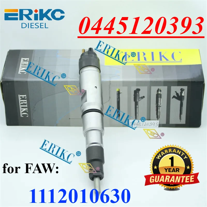 New 0445120393 Common Rail Diesel Fuel Injector 0 445 120 393 Pump Nozzle For FAW 1112010630
New 0445120393 Common Rail Diesel Fuel Injector 0 445 120 393 Pump Nozzle For FAW 1112010630