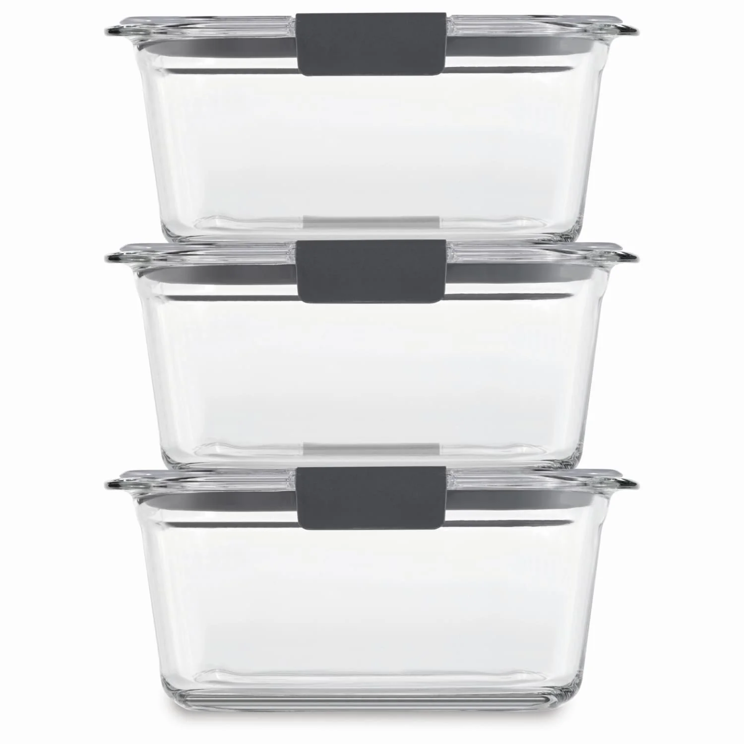 3-Pack Glass Food Storage Containers 4.7-Cup Leak-Proof BPA-Free Airtight Kitchen Storage
3-Pack Glass Food Storage Containers 4.7-Cup Leak-Proof BPA-Free Airtight Kitchen Storage