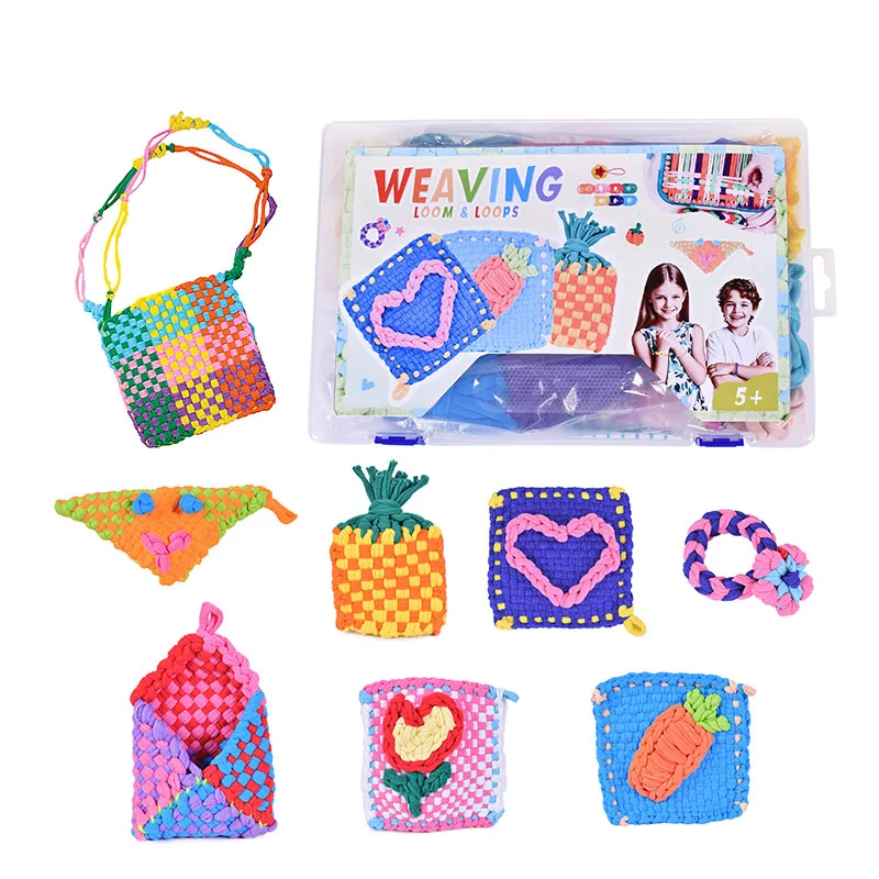 DIY Weaving Loom Kit for Kids 5+, Colorful Stretchy Bands Toy, Fine Motor Skills & Pattern Learning
DIY Weaving Loom Kit for Kids 5+, Colorful Stretchy Bands Toy, Fine Motor Skills & Pattern Learning