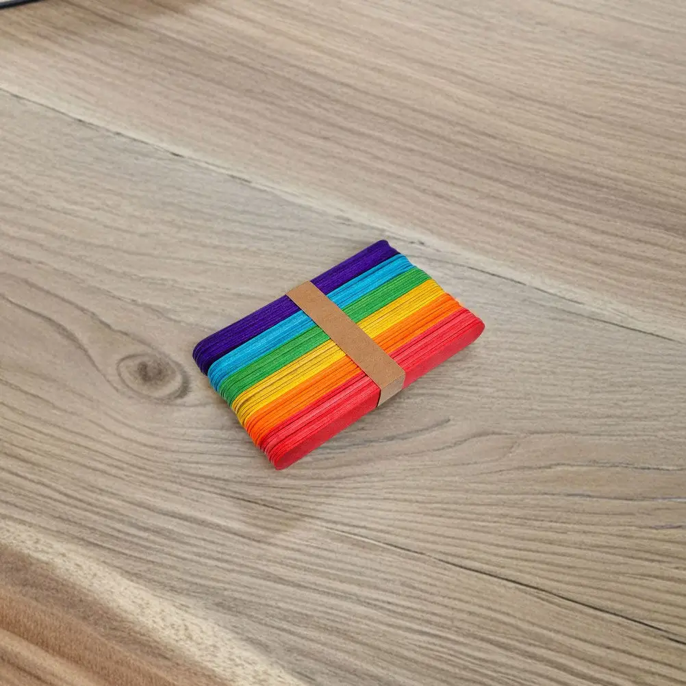 100Pcs Colorful Ice Pop Sticks Wooden Craft Sticks Smooth Edges for Kids DIY Art Projects School Activities Family Fun
100Pcs Colorful Ice Pop Sticks Wooden Craft Sticks Smooth Edges for Kids DIY Art Projects School Activities Family Fun
