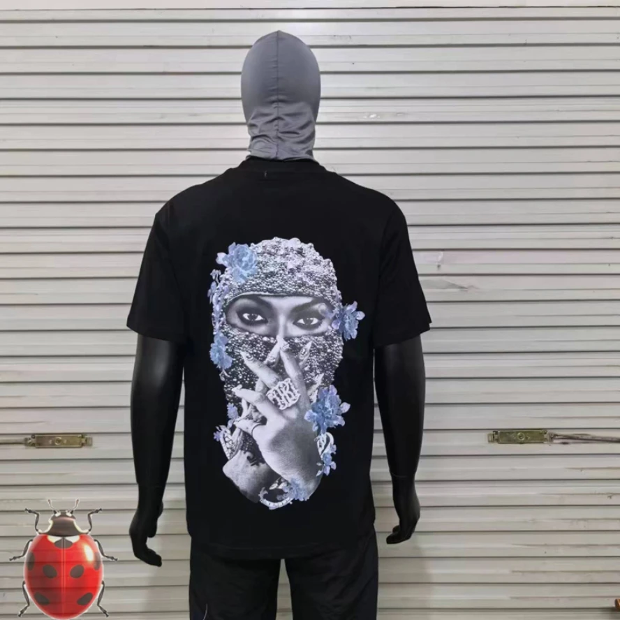 Gray Pearl Mask Female Rose Print Paris IH NOM UH NIT T Shirt Men Best Quality Oversize Casual T-Shirts Tops Tee
Gray Pearl Mask Female Rose Print Paris IH NOM UH NIT T Shirt Men Best Quality Oversize Casual T-Shirts Tops Tee