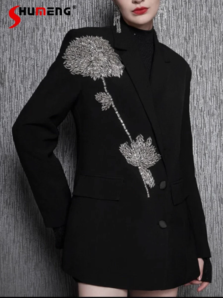 Women's 2024 Hand-sewn Flower High-end Blazers Women's Light Luxury High-end Long-sleeve Suit Jackets Trendy Ladies Suit Jacket
Women's 2024 Hand-sewn Flower High-end Blazers Women's Light Luxury High-end Long-sleeve Suit Jackets Trendy Ladies Suit Jacket