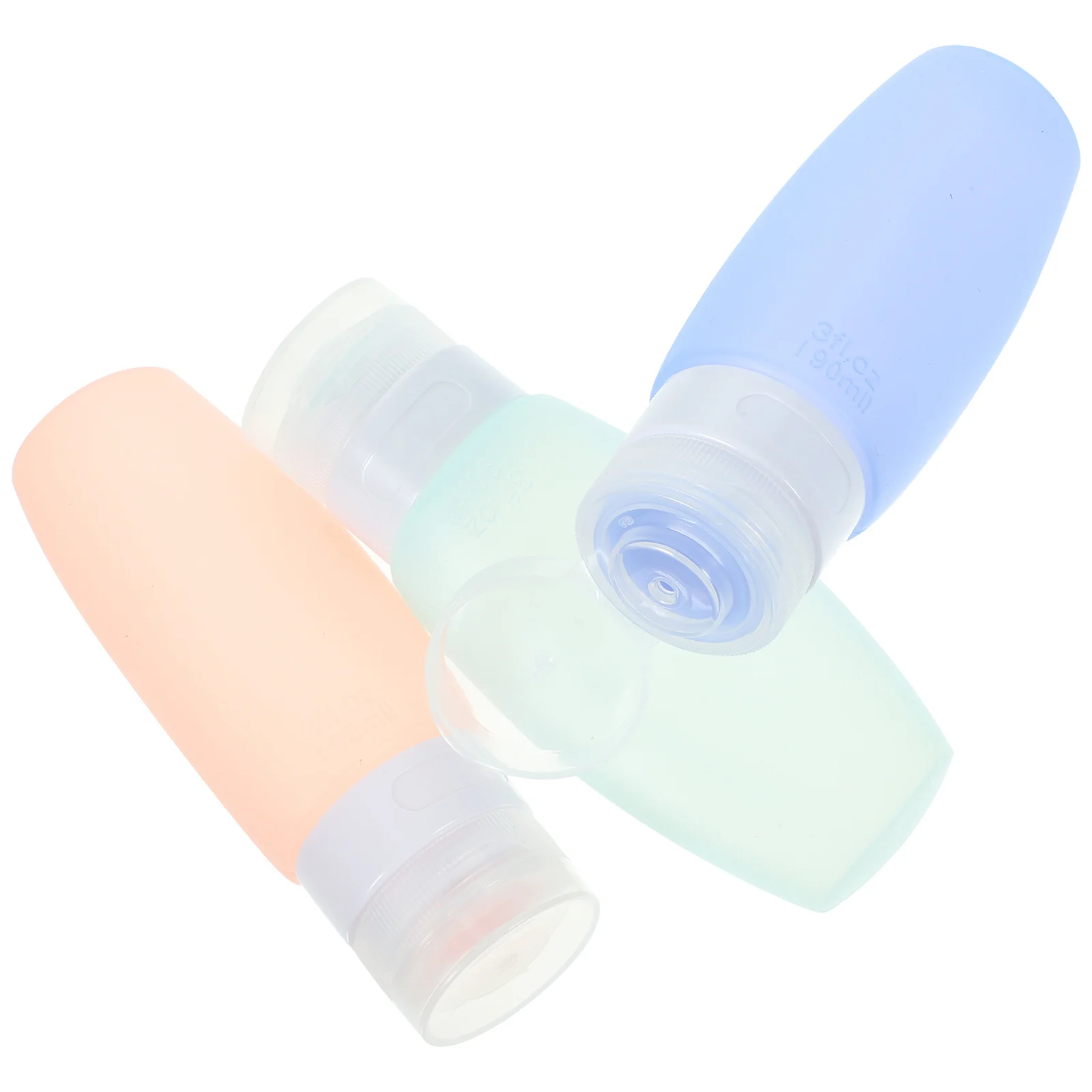 3pcs Silicone Travel Bottles 90Ml Leakproof Toiletry Containers For Shampoo Lotion Conditioner Refillable Travel Size Storage
3pcs Silicone Travel Bottles 90Ml Leakproof Toiletry Containers For Shampoo Lotion Conditioner Refillable Travel Size Storage