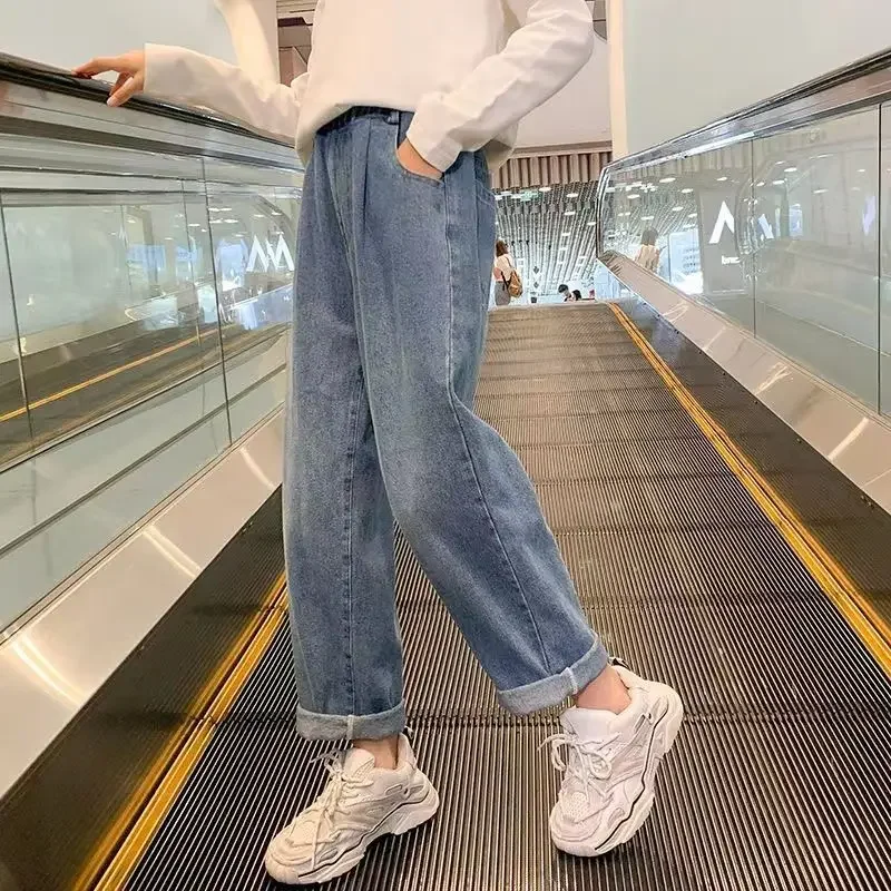Spring Autumn Kids Girl Jeans Baby Loose Denim Pants Big Children Trousers Teenagers Girl Clothing
Spring Autumn Kids Girl Jeans Baby Loose Denim Pants Big Children Trousers Teenagers Girl Clothing