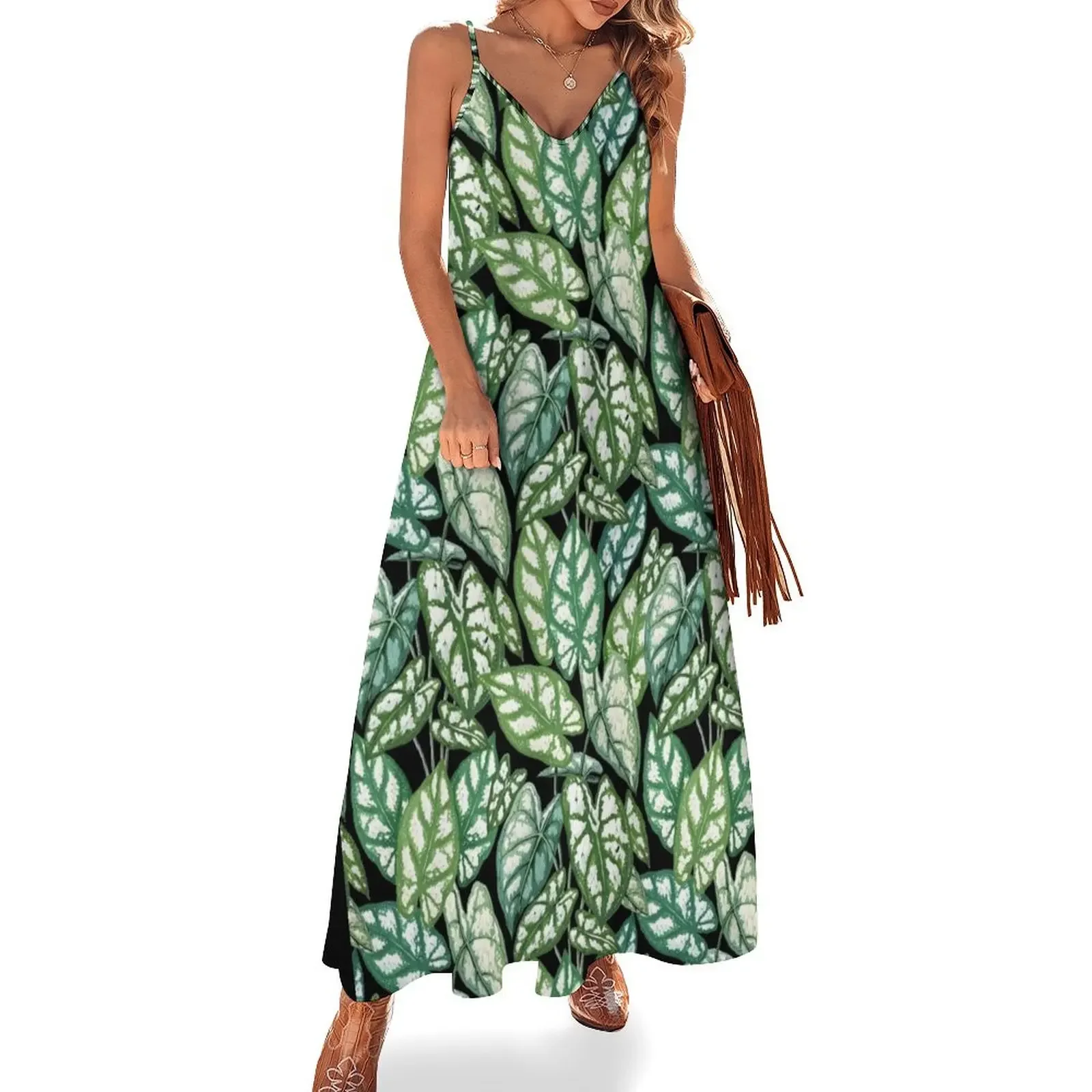 Green tropical leaves IV Sleeveless Dress birthday dress Party dresses for women
Green tropical leaves IV Sleeveless Dress birthday dress Party dresses for women