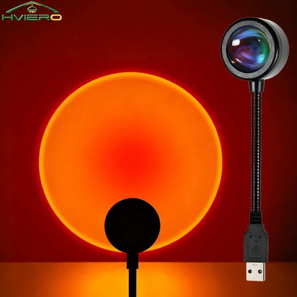 LED Sunset Lamp Nightlight USB Projector Birthday Party Decoration Mood Lights Bedroom Living Room Wall Photography Multipurpose
LED Sunset Lamp Nightlight USB Projector Birthday Party Decoration Mood Lights Bedroom Living Room Wall Photography Multipurpose