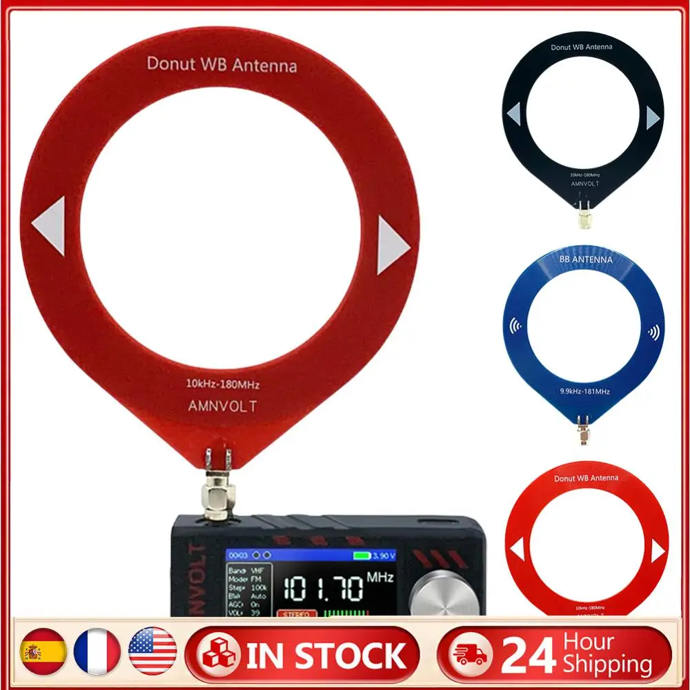 10khz-180mhz Mini Ring Antenna Module with Low Impedance Converter for All Models of Radios Walkie Talkies SDR
10khz-180mhz Mini Ring Antenna Module with Low Impedance Converter for All Models of Radios Walkie Talkies SDR