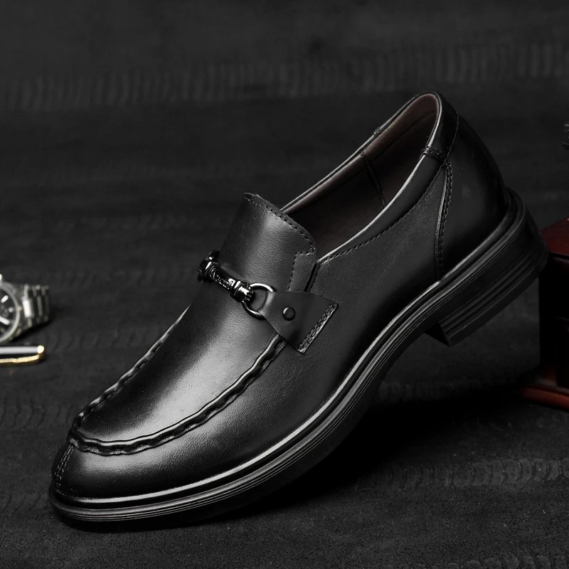 High Quality Brand Men's Genuine Leather Shoes Office Business Dress Shoes Men's Casual Shoes Thick Soles Elevated Shoes
High Quality Brand Men's Genuine Leather Shoes Office Business Dress Shoes Men's Casual Shoes Thick Soles Elevated Shoes