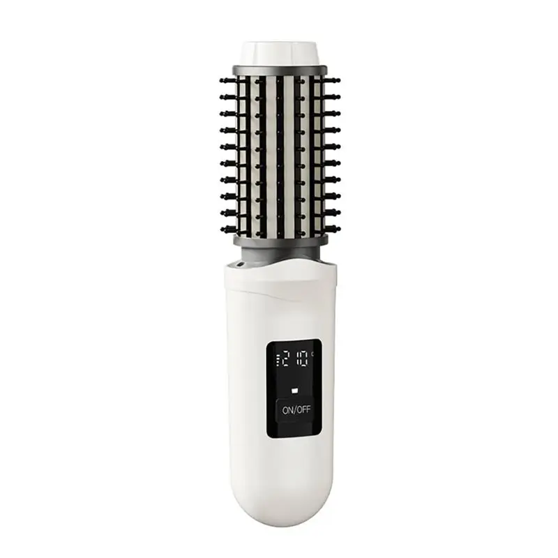N95R Portable Cordless Curling Iron Hair Brush,2600Mah Rechargeable Hair Curler,Wand With Negative For Curl,Styling
N95R Portable Cordless Curling Iron Hair Brush,2600Mah Rechargeable Hair Curler,Wand With Negative For Curl,Styling