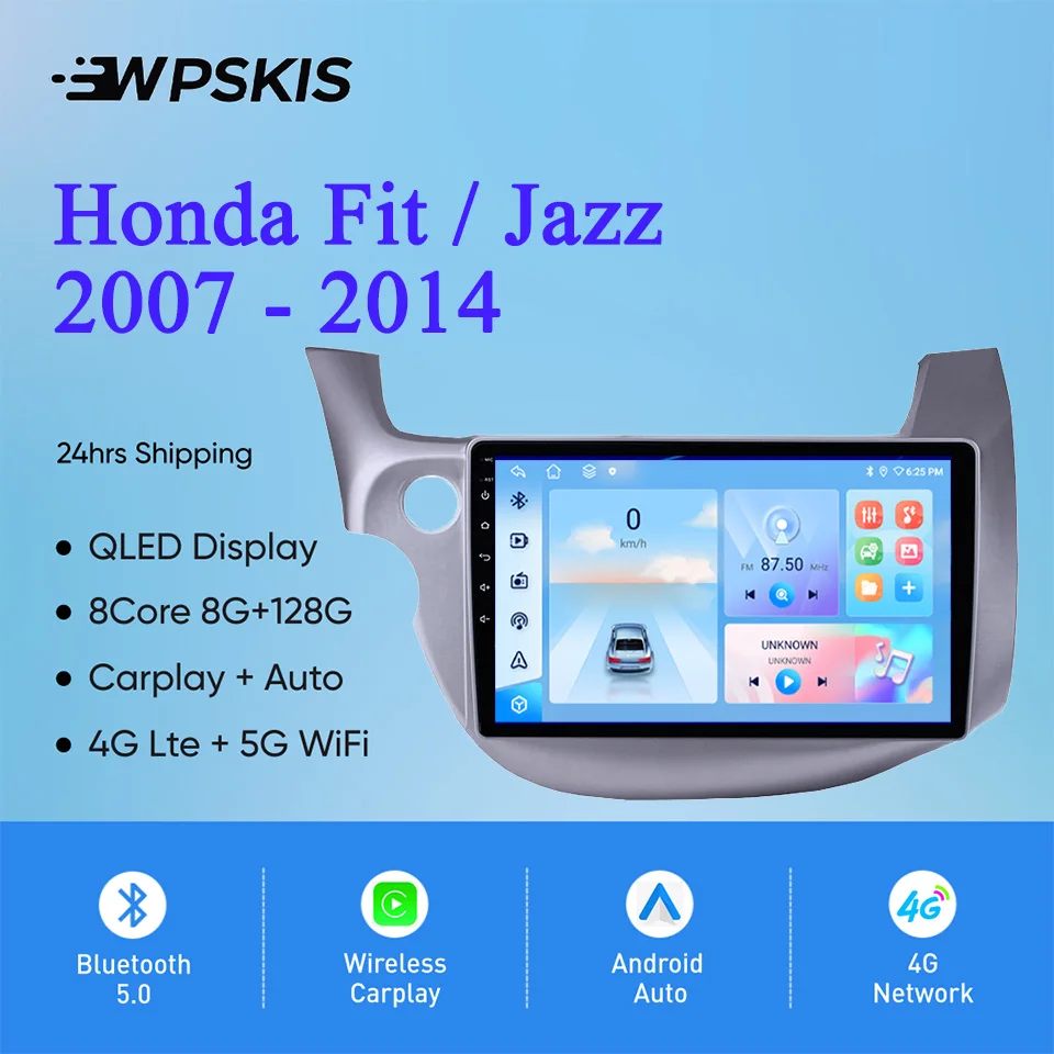 8Core Android 14.0 8G+128GB For Honda Fit Jazz 2007 - 2014 Car Auto Radio Stereo Music Video GPS Navigation Monitor Head Unit
8Core Android 14.0 8G+128GB For Honda Fit Jazz 2007 - 2014 Car Auto Radio Stereo Music Video GPS Navigation Monitor Head Unit