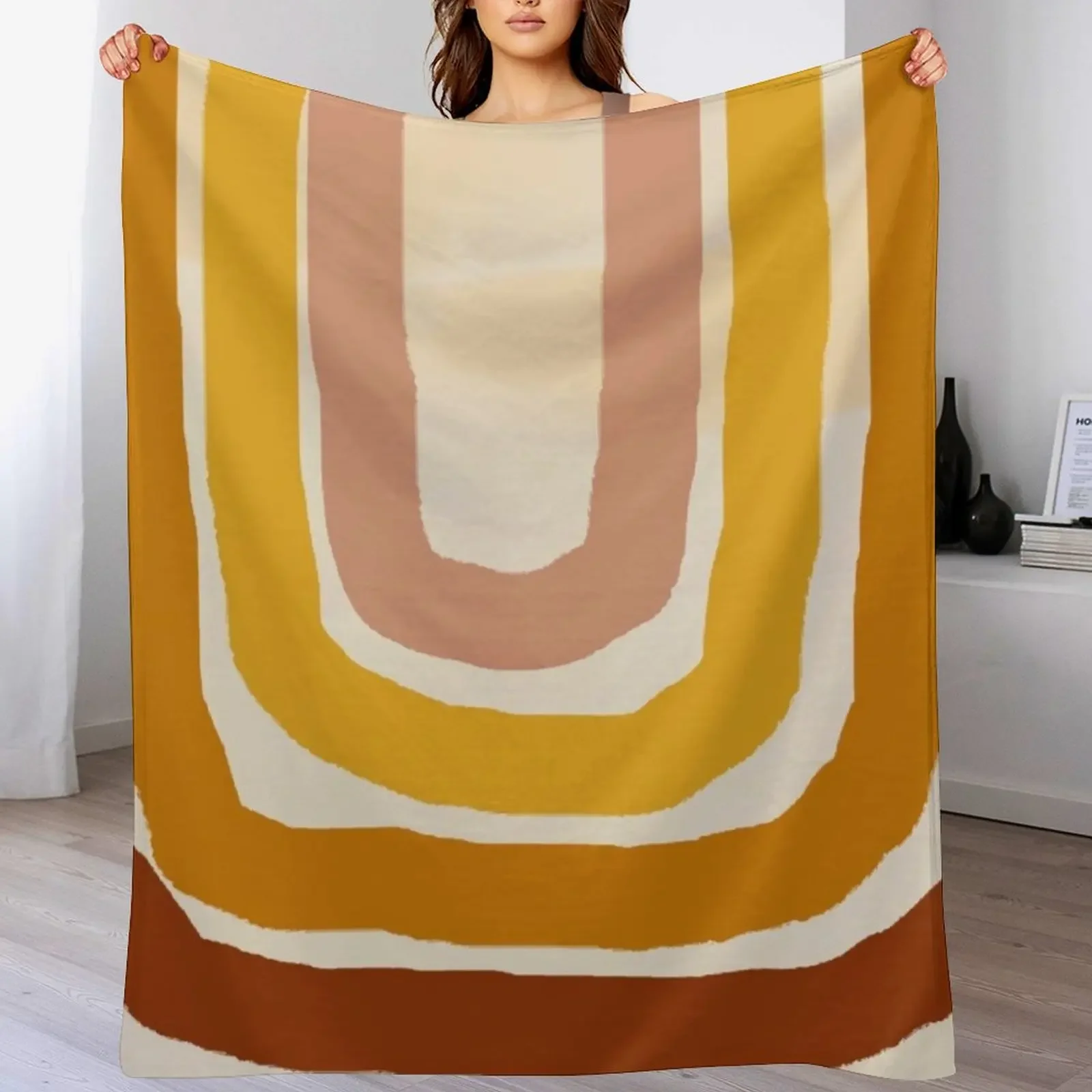 Warm Summer Rainbow Throw Blanket Wrinkle Resistant Lightweight Blanket
Warm Summer Rainbow Throw Blanket Wrinkle Resistant Lightweight Blanket