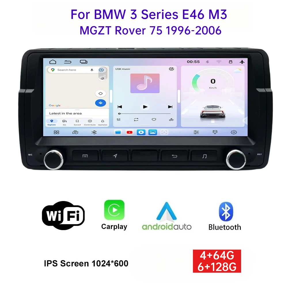 For BMW 3 Series E46 M3 MGZT Rover 75 Car Multimedia Player 8.8 Inch Touch Screen Car GPS Navigation Reverse Image FM Radio
For BMW 3 Series E46 M3 MGZT Rover 75 Car Multimedia Player 8.8 Inch Touch Screen Car GPS Navigation Reverse Image FM Radio