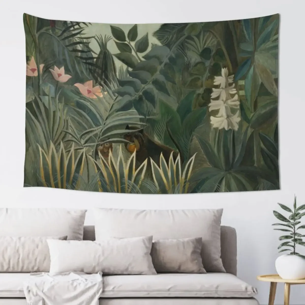 Henri Rousseau. The Equatorial Jungle, 1909. Tapestry Wall Coverings Decorations For Room Tapestry
Henri Rousseau. The Equatorial Jungle, 1909. Tapestry Wall Coverings Decorations For Room Tapestry