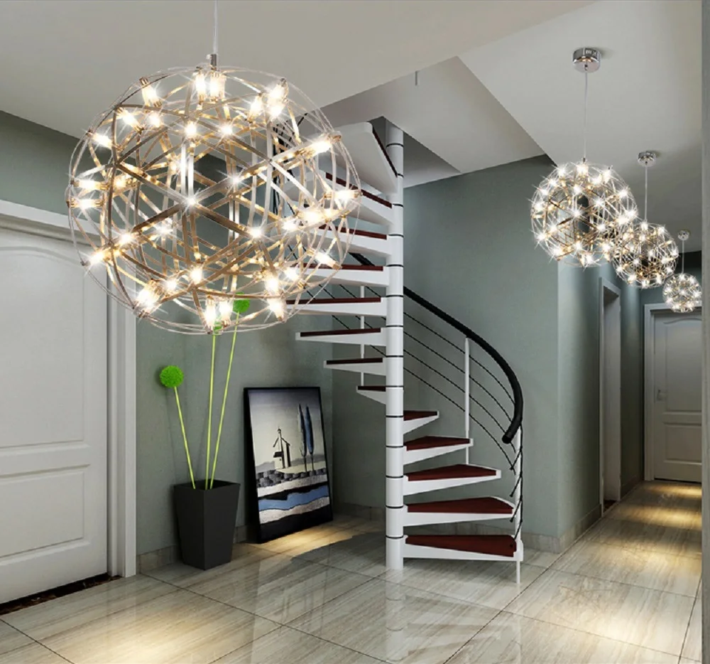 Modern Living Room Pendant Lamp Light Stainless Steel Ball Led Chandelier Restaurant Villa Hotel Project Pendant Lighting
Modern Living Room Pendant Lamp Light Stainless Steel Ball Led Chandelier Restaurant Villa Hotel Project Pendant Lighting