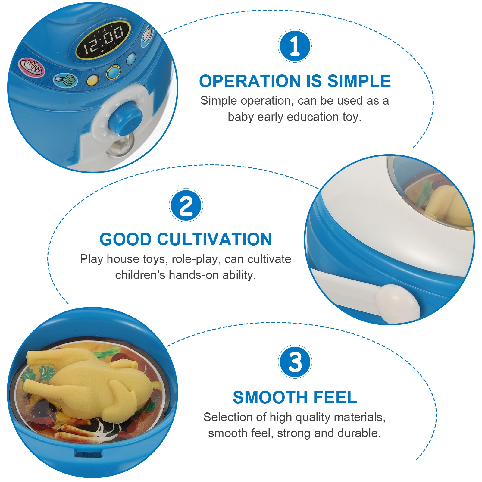 1pc Funny Cooker For Kids Mini Simulated Housework Appliance Educational Plaything With Light Rice Cooker Effect 
1pc Funny Cooker For Kids Mini Simulated Housework Appliance Educational Plaything With Light Rice Cooker Effect