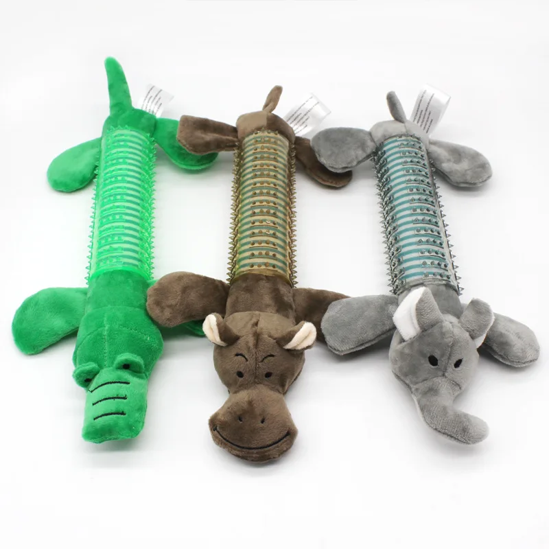 TPR Chew Pet Plush Toy Puppy Teething Chew Plush Toys With Safe Material Soft Squeaky Interactive Pet Toys
TPR Chew Pet Plush Toy Puppy Teething Chew Plush Toys With Safe Material Soft Squeaky Interactive Pet Toys