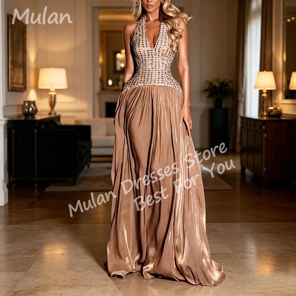 Customized New In Luxury Beads Evening Dresses for Women Floor-Length Sweep Train Special Events Prom Party Wedding Dress 2026
Customized New In Luxury Beads Evening Dresses for Women Floor-Length Sweep Train Special Events Prom Party Wedding Dress 2026