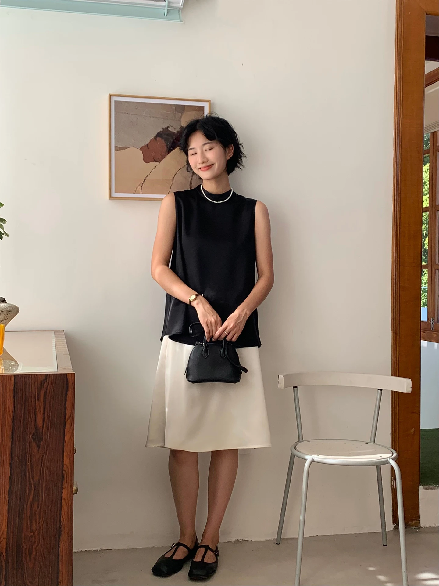 Comfortable A-Line Skirt Women's High Waist Polyester Viscose Blend Daily Wear Summer New Sle Simple Match All Viscose Skirt
Comfortable A-Line Skirt Women's High Waist Polyester Viscose Blend Daily Wear Summer New Sle Simple Match All Viscose Skirt