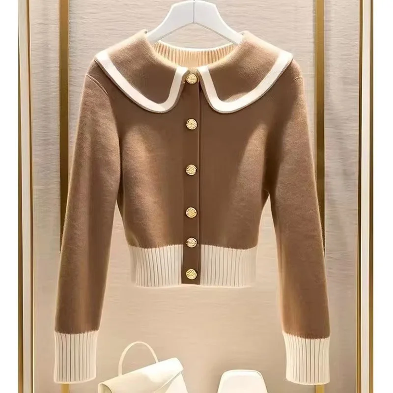 Autumn Fashion Short Cardigan Sweater Women High Quality Chic Long Sleeve Casual Knitwear Female Casual Bottoming Shirts Tops
Autumn Fashion Short Cardigan Sweater Women High Quality Chic Long Sleeve Casual Knitwear Female Casual Bottoming Shirts Tops