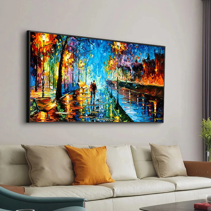 Modern Abstract Walking Down The Street Oil Painting Print On Canvas Nordic Poster Wall Art Picture For Living Room Home Decor 
Modern Abstract Walking Down The Street Oil Painting Print On Canvas Nordic Poster Wall Art Picture For Living Room Home Decor