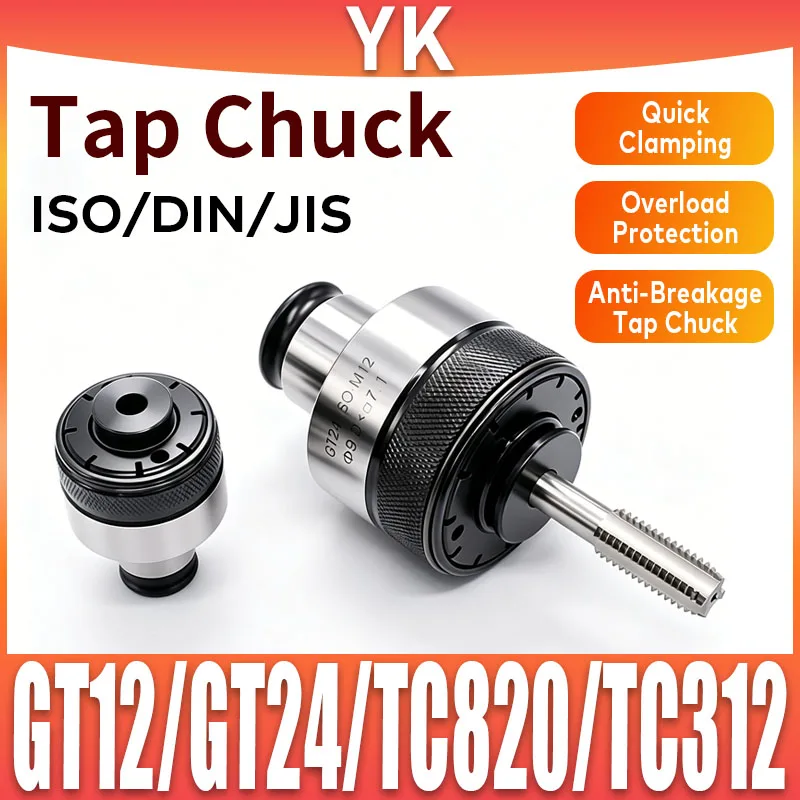 GT12 GT24 TC820 TC312 Tapping Collet Chuck M4 M6 M8 M10 M12 M14 Tapping Chuck Telescopic Tool Holder ISO DIN JIS Overload
GT12 GT24 TC820 TC312 Tapping Collet Chuck M4 M6 M8 M10 M12 M14 Tapping Chuck Telescopic Tool Holder ISO DIN JIS Overload