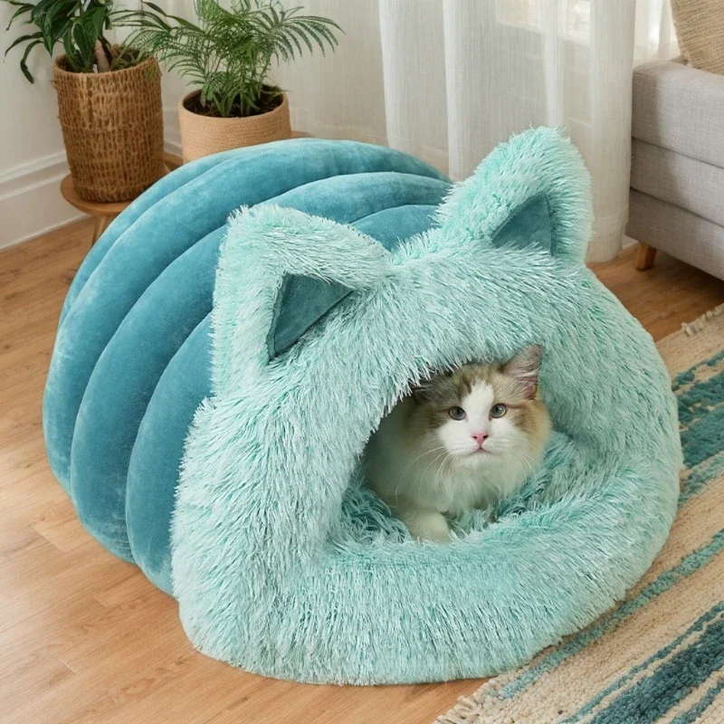 Good-looking Cat Dog Bed Plush Cat Ears Decoration Large Collar Pet Bed Warm Thick Pet Supplies Suitable For kittens And Puppies
Good-looking Cat Dog Bed Plush Cat Ears Decoration Large Collar Pet Bed Warm Thick Pet Supplies Suitable For kittens And Puppies