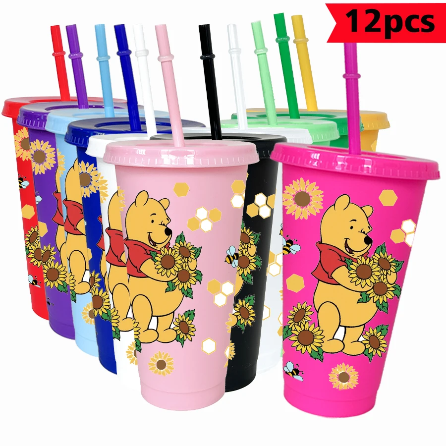 12pcs/pack Disney,Winnie The Pooh,Sunflower 26oz Color Plastic Tumbler Birthday Party Drinking Utensils Juice Coffee Mug
12pcs/pack Disney,Winnie The Pooh,Sunflower 26oz Color Plastic Tumbler Birthday Party Drinking Utensils Juice Coffee Mug