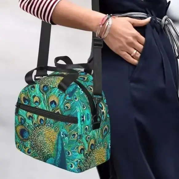 Peacock Feathers Box Resuable Lunch Tote Picnic Bags Thermal Bag for Woman Children
Peacock Feathers Box Resuable Lunch Tote Picnic Bags Thermal Bag for Woman Children