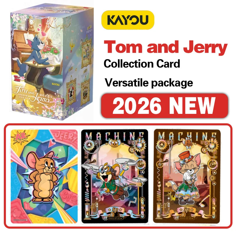 KAYOU Tom and Jerry Card Volume 3 Collection Card Quarrelsome Lovers Variety Package Anime character collection card Kid gift
KAYOU Tom and Jerry Card Volume 3 Collection Card Quarrelsome Lovers Variety Package Anime character collection card Kid gift