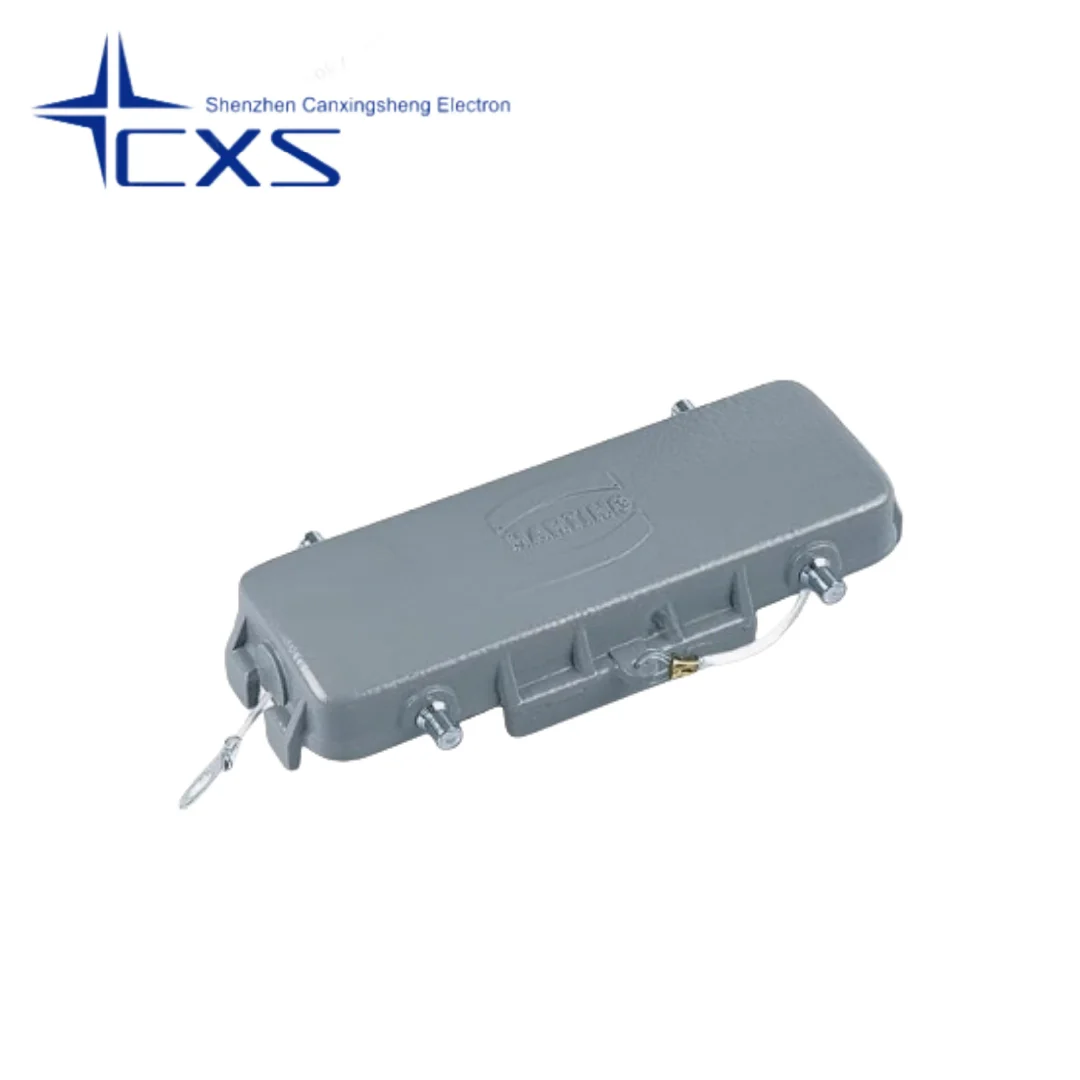 1 piece 09300245425 HARTING connector with metal cover, HAN-24B-AK double-bolt base protection cover
1 piece 09300245425 HARTING connector with metal cover, HAN-24B-AK double-bolt base protection cover
