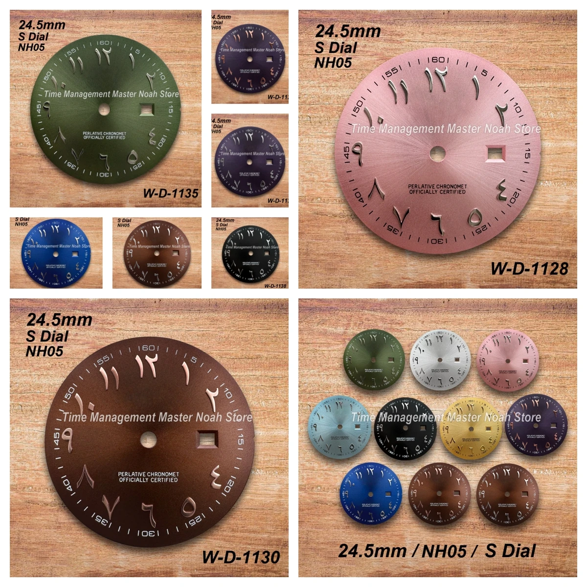 24.5mm S Logo Arab Dial Fit NH305 Movement High Quality Ladies' Sunray Watch Modification Accessories
24.5mm S Logo Arab Dial Fit NH305 Movement High Quality Ladies' Sunray Watch Modification Accessories