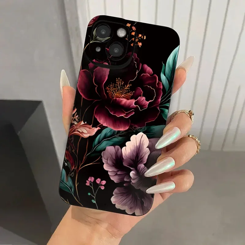 Vintage Floral Art Flower Phone Case For iPhone 16 15 14 13 12 11 Pro Max Mini X XS 16E SE 7 8 Plus Shockproof Soft Cover Fundas
Vintage Floral Art Flower Phone Case For iPhone 16 15 14 13 12 11 Pro Max Mini X XS 16E SE 7 8 Plus Shockproof Soft Cover Fundas