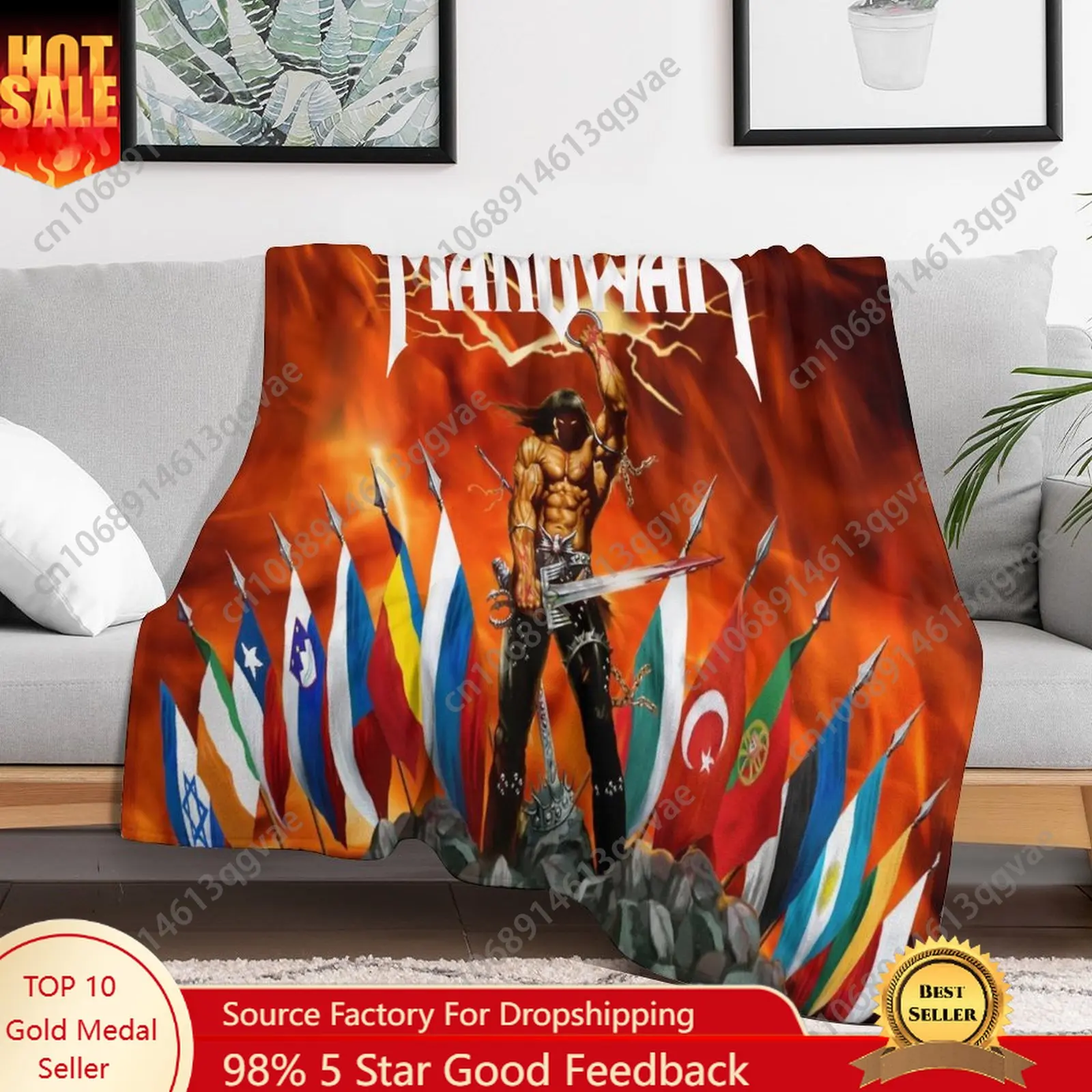 Manowar Band Flannel Blankets Are Soft Comfortable and Warm Perfect for Winter Naps Homes Offices Travel Camping and More
Manowar Band Flannel Blankets Are Soft Comfortable and Warm Perfect for Winter Naps Homes Offices Travel Camping and More